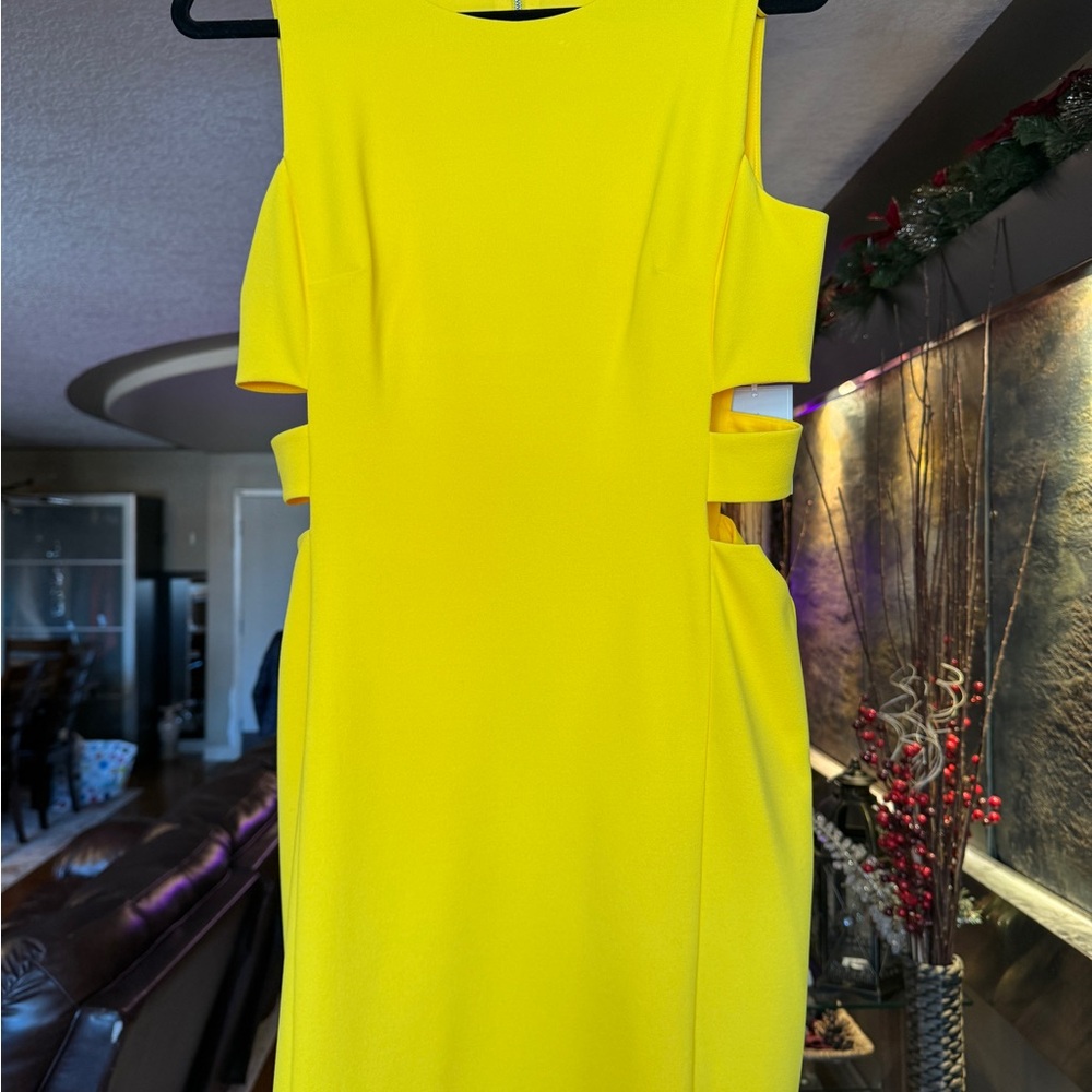 Yellow Sleeveless Dress by State